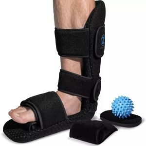 Plantar Fasciitis Night Splint -Adjustable Foot Drop‎ Support for Plantar
